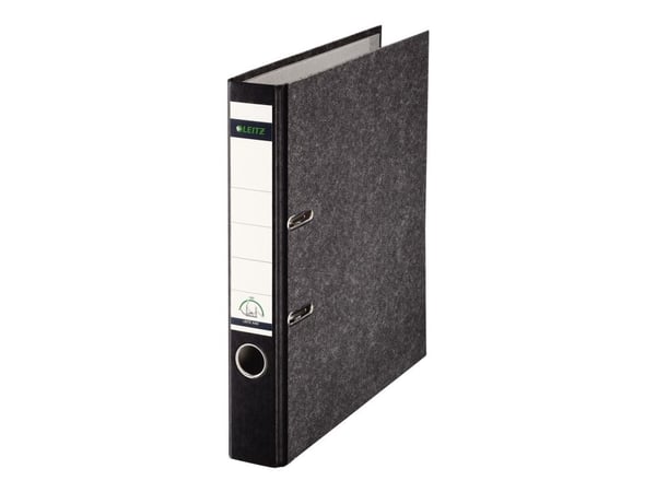 Leitz 180° - Hevarmbuefil - bokryggbredde: 50 mm - for A4 (210 x 297 mm) - kapasitet: 350 ark - svart