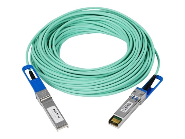NETGEAR - Direkte 10GBase-koblingskabel - SFP+ (hann) til SFP+ (hann) - 20 m - 20 m - fiberoptisk - aktiv