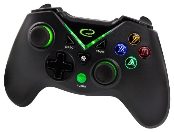 Esperanza Major - Peliohjain - 12 painiketta - langaton - Bluetooth - musta - PC, Sony PlayStation 3, Microsoft Xbox One