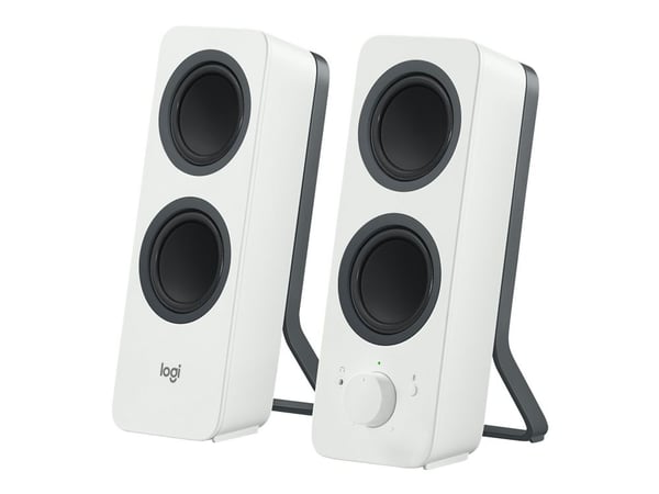 Logitech Z207 - Høyttalere - for PC - 2.0-kanal - trådløs - Bluetooth - 5 watt (Total) - hvit