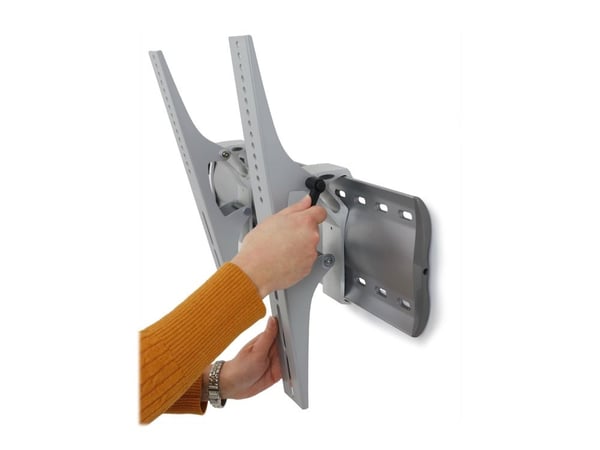 Ergotron TM Tilting Wall Mount - Monteringssett (veggplate, festeanordninger, 2 braketter) - Konstant kraftteknologi - for flatpanel - stål, ekstru...