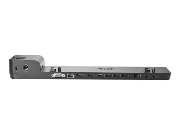 HP UltraSlim Docking Station 2013 - Dokkingstasjon - VGA, 2 x DP - 65 watt - Europa