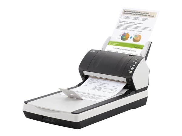 Ricoh fi-7240 - Dokumentskanner - Trippel CCD - Dupleks - 216 x 355.6 mm - 600 dpi x 600 dpi - inntil 40 spm (mono) / inntil 40 spm (farge) - ADF (...