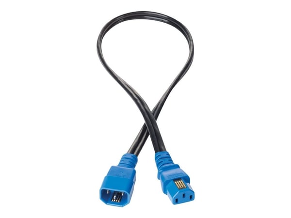HPE Jumper Cord - Strömkabel - power IEC 60320 C13 till IEC 60320 C14 - AC 250 V - 10 A - 2 m - svart - Världsomspännande - för Apollo 4510 Gen9; M...