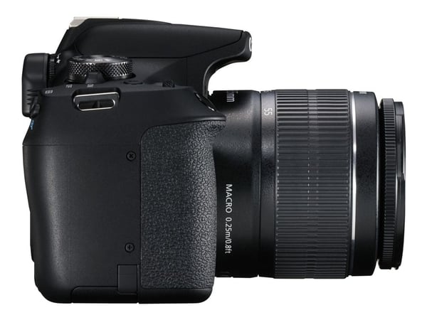 Canon EOS 2000D - Digitalkamera - SLR - 24.1 MP - APS-C - 1080 p / 30 fps - 3optisk x-zoom EF-S 18-55 mm IS II- og EF 75-300 mm III-linser - Wi-Fi,...