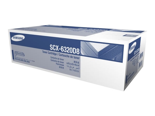 Samsung SCX-6320D8 -värikasetti, musta, 8000 sivua, Musta, 1 kpl