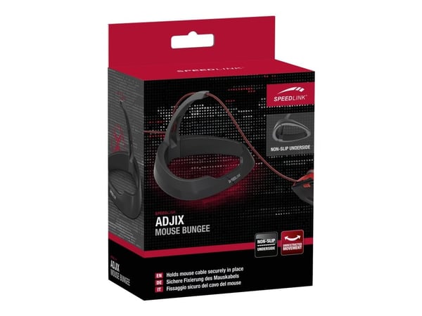 SPEEDLINK ADJIX Mouse Bungee - Hiiren kaapelinhallintajärjestelmä - musta