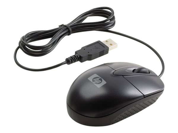 HP Optical USB Travel Mouse - Mus - optisk - 3 knapper - kablet - USB