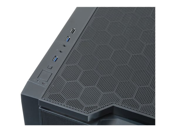 Chieftec Gaming Series - Tower - micro ATX - ingen strømforsyning (ATX) - svart - USB/lyd