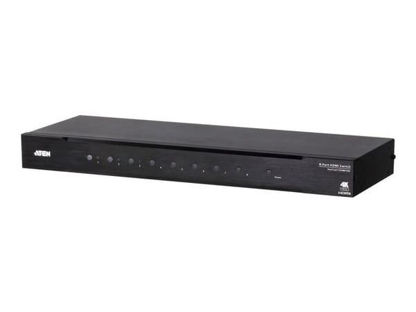 ATEN VanCryst VS0801HB 8-Port True 4K HDMI Switch - Video/audio switch - 8 x HDMI - rackmonterbar