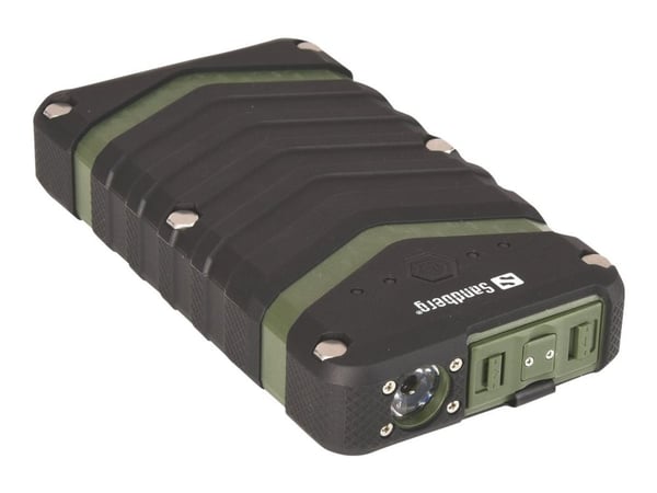 Sandberg Active Survivor Powerbank 20100 - Powerbank - 20100 mAh - 3.9 A - 2 output-stikforbindelser (USB)