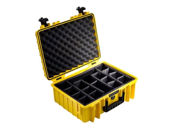 B&W outdoor.case Type 5000 - Hard eske - polypropylen - gul