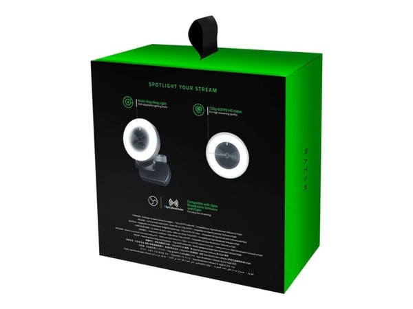 Razer Kiyo - Nettkamera - farge - 4 MP - 1920 x 1080 - lyd - USB 2.0 - MJPEG, H.264, YUV2