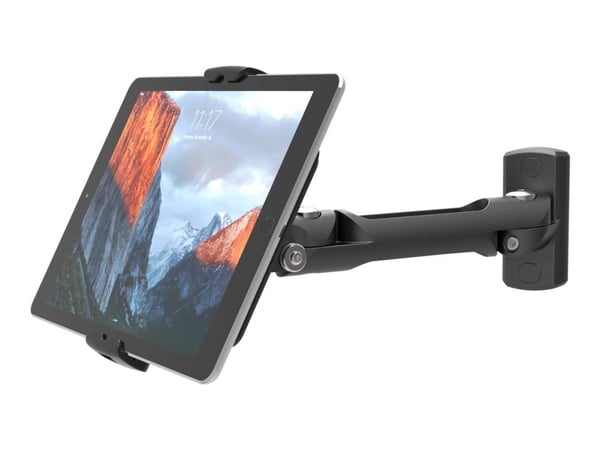 Compulocks Universal Tablet Cling Swing Wall Mount - Monteringssett (veggmontering, svingarm) - for nettbrett - svart