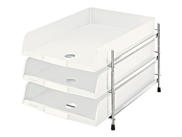 Esselte - Brevbakke - 3 rom - for C4 (229 x 324 mm) - hvit (en pakke 3)