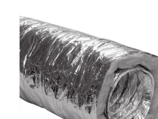 ljudflex Ø100 L=5 m - ljuddämpande med 25 mm isolering