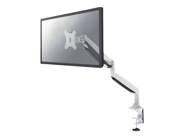 Neomounts NM-D750 - Monteringssett - full bevegelse - for LCD-skjerm - hvit - skjermstørrelse: 10"-32" - klemmemonterbar, malje, skrivebordsmonterbar