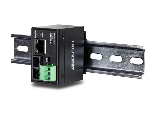 TRENDnet TI-F10SC - Fibermediekonverterare - 100Mb LAN - 100Base-TX, 10Base-T, 100Base-FX - RJ-45 / SC-läge (multi-mode) - upp till 2 km - 1310 nm ...