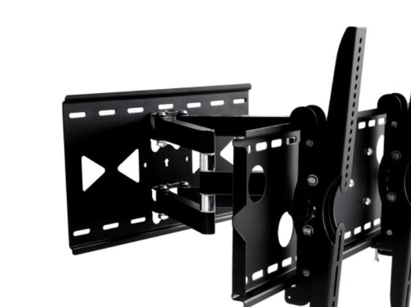 ART AR-24 - Monteringssett - full bevegelse - for LCD-TV - metall - svart - skjermstørrelse: 32"-100" - veggmonterbar