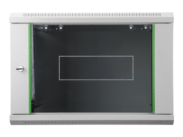DIGITUS Professional Line DN-19 09-U-EC - Skap - veggmonterbar - grå, RAL 7035 - 9U - 19"