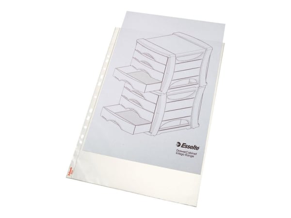 Plastlommer A3 Esselte Premium 0,08 mm højformat præg - (50 stk.)