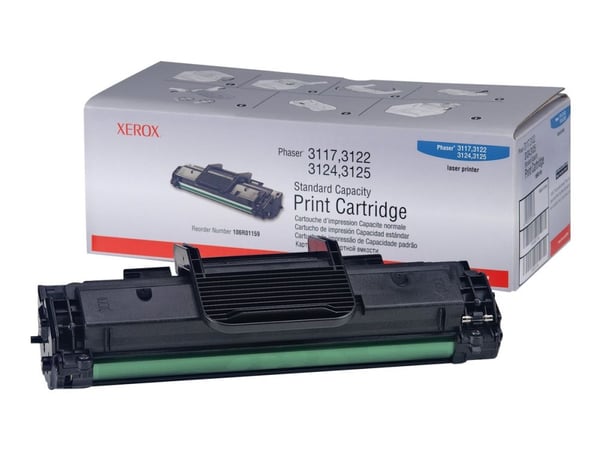 Xerox Phaser 3124 - Svart - original - tonerpatron - for Phaser 3117, 3122, 3124, 3125, 3125/N
