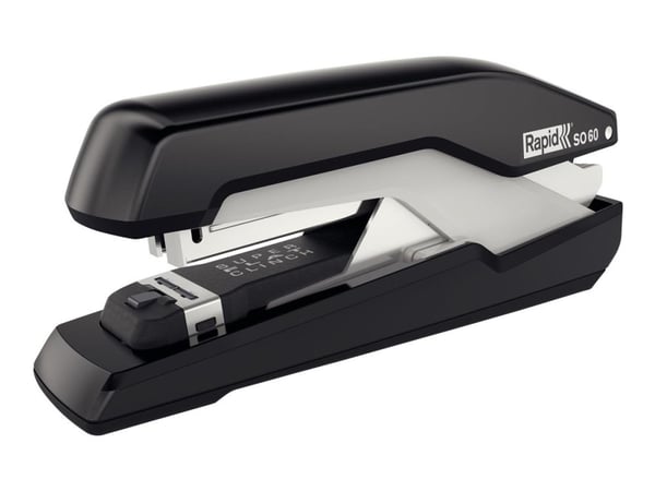 Hæftemaskine Rapid Supreme Omnipress Fullstrip SO60 sort til 60 ark