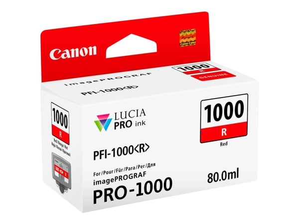 Canon 0554C001, Punainen, Väriainepohjainen muste, 80 ml, 5355 sivua