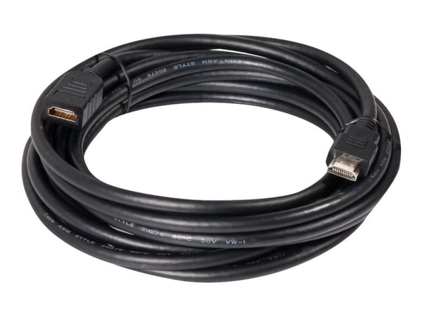 Club 3D - HDMI-jatkokaapeli - HDMI uros HDMI naaras - 5 m - 4K-tuki