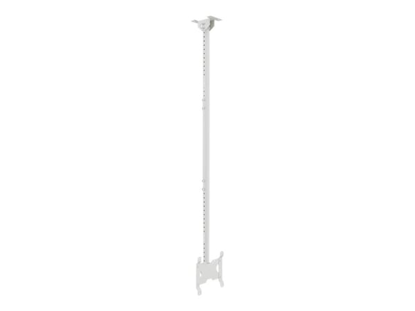 Multibrackets M Public Ceilingmount Small Single - Brakett - for LCD-skjerm - aluminium, stål - hvit - skjermstørrelse: 10"-32" - takmonterbar