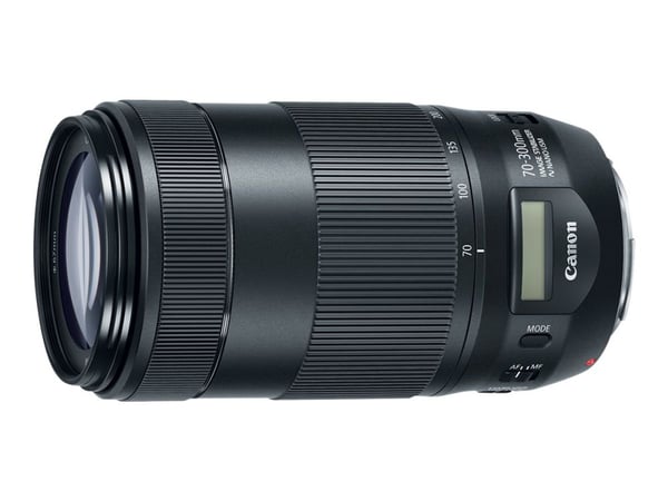 Canon EF 70-300MM 1:4-5.6 IS II USM, Telezoomobjektiivi, 17/12, 70 - 300 mm, Canon EF, Automaattinen tarkennus