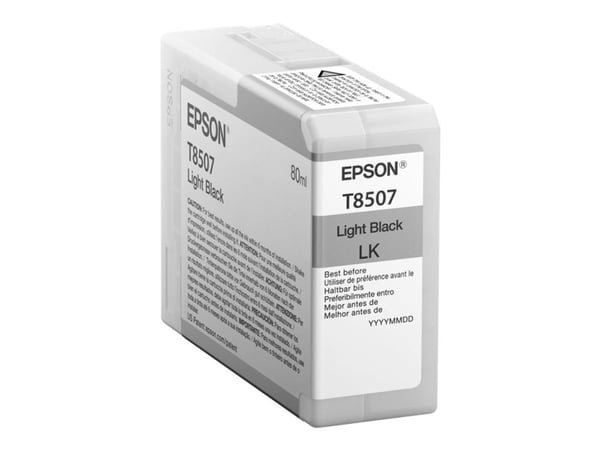 Epson Singlepack Light Black T850700, Väriainepohjainen muste, 80 ml, 1 kpl