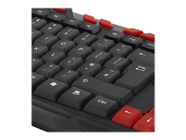 DELTACO GAMING GAM-024 - Tastatur - USB - Storbritannia - svart
