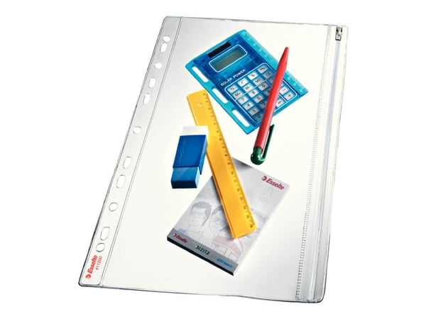 Esselte - Arkbeskytter - for A4 Maxi - kapasitet: 40 ark - gjennomsiktig (en pakke 5) Esselte - Arkbeskytter - for A4 Maxi - kapasitet: 40 ark - gjennomsiktig (en pakke 5)