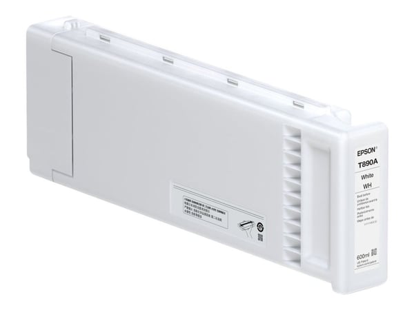 Epson Singlepack UltraChrome GS3 with Red, White T890A00 (600mL), Väriainepohjainen muste, 600 ml, 1 kpl