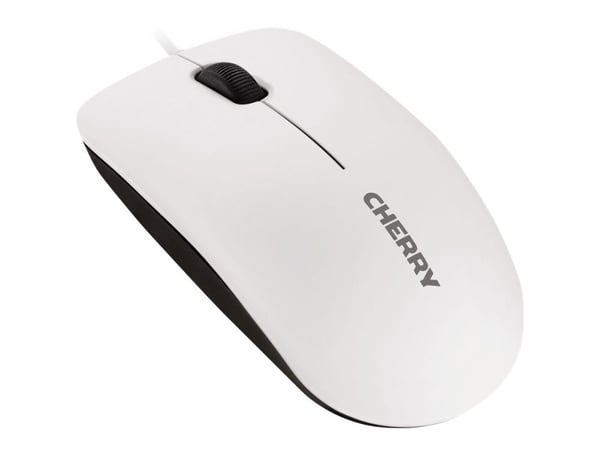 CHERRY MC 1000, Molempikätinen, Optinen, USB A-tyyppi, 1200 DPI, Harmaa