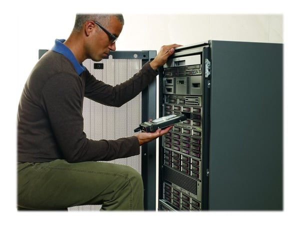 HPE StorageWorks MSL2024 - Bandbibliotek - LTO Ultrium - högsta antal enheter: 2 - kan monteras i rack - 2U - streckkodsläsare - för ProLiant DL120...