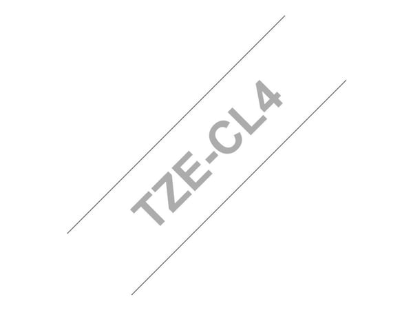 Brother TZe-CL4 - Rulle (1,8 cm x 8 m) 1 kassett(er) rengöringstejp - för Brother PT-D600; P-Touch PT-18, 1830, 2430, 3600, 7500, 7600, 9800, D450,...