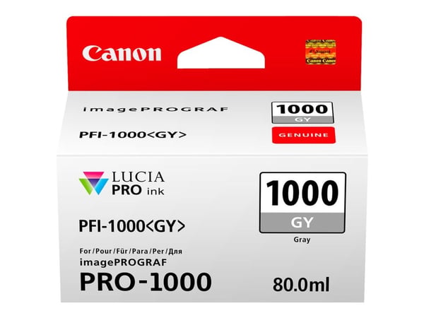 Canon 0552C001, Harmaa, Väriainepohjainen muste, 80 ml, 1465 sivua