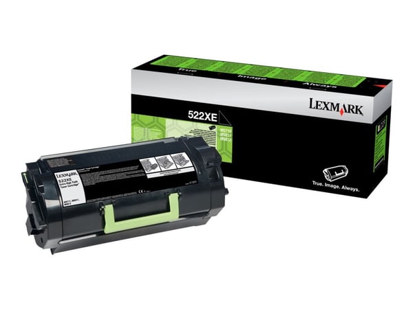 Lexmark 522XE - Extra lång livslängd - svart - original - tonerkassett Lexmark Corporate - för Lexmark MS811dn, MS811dtn, MS811n, MS812de, MS812dn,...