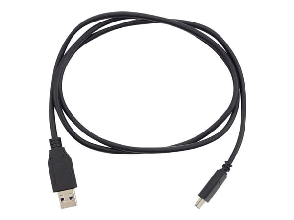 Targus - USB-kabel - USB-C (hann) til USB-type A (hann) - USB 3.1 Gen 2 - 3 A - 1 m - 4K-støtte - svart - Europa