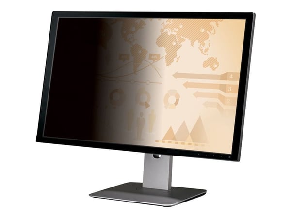 3M PF250W9B, 63,5 cm (25"), 16:9, Näyttö, Kehyksetön näytön yksityisyyssuodatin, Häikäisynesto, Yksityisyys, 91,489581029 g
