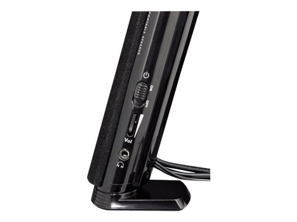 Hama E 80 - Høyttalere - for PC - 2.5 watt (Total) - svart