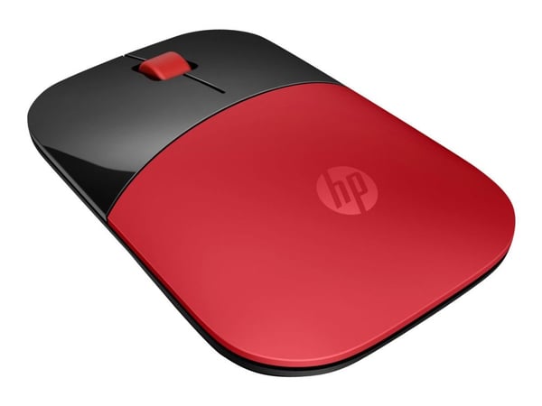 HP Z3700 - Mus - trådløs - 2.4 GHz - USB trådløs mottaker - rød