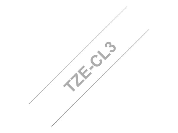 Brother TZe-CL3 - Rull (1,2 cm) 1 kassett(er) rensebånd - for Brother PT-D210, D600, H110; P-Touch GL-H105, PT-3600, D210, D450, D800, E100, E550, ...
