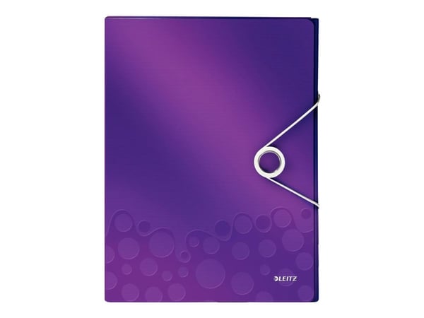 Leitz WOW, 250 arkkia, Purppura, Polypropeeni (PP), A4, 250 mm, 37 mm