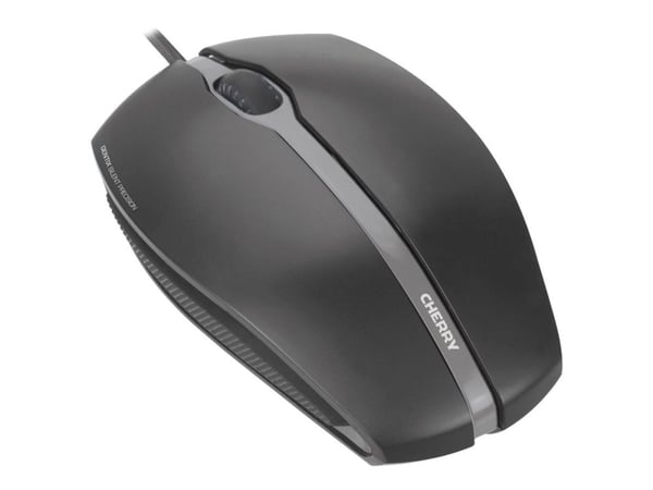 CHERRY GENTIX SILENT - Mus - optisk - 3 knapper - kablet - USB - svart CHERRY GENTIX SILENT - Mus - optisk - 3 knapper - kablet - USB - svart