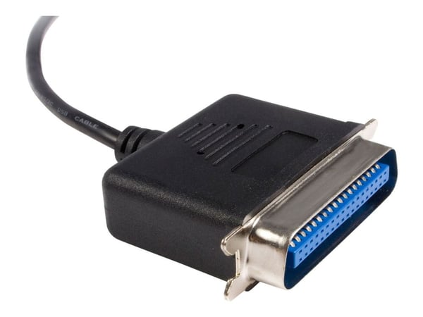 StarTech.com 10 ft USB to Parallel Printer Adapter - M/M - USB to ieee 1284 - USB to centronics - USB to Parallel Cable (ICUSB128410) - Rinnakkaiss...