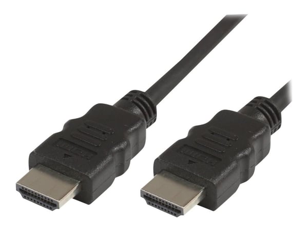 MicroConnect - HDMI-kabel - HDMI hann rett til HDMI hann rett - 3 m - svart