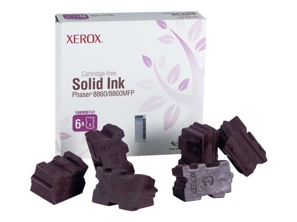 Xerox Phaser 8860MFP - 6-pack - magenta - faste blekktyper - for Phaser 8860, 8860DN, 8860MFP, 8860MFP/D, 8860MFP/E, 8860MFP/SD, 8860PP, 8860WDN